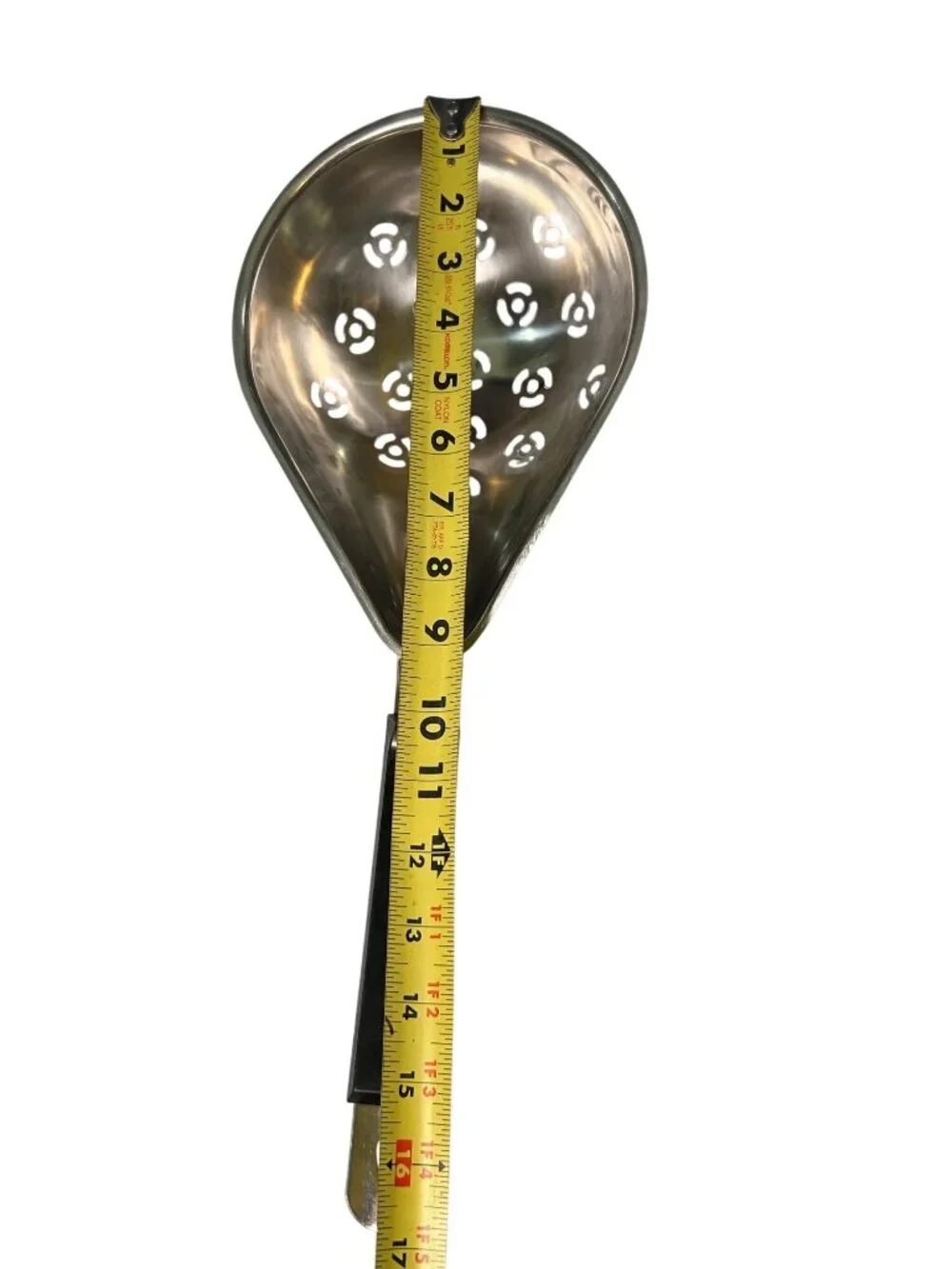 VTG Aeternum Italy Perforated Stainless Serving Spoon for Straining & Draining
